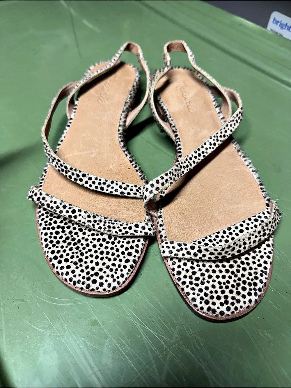 Madewell Polka Dot Sandals US 8